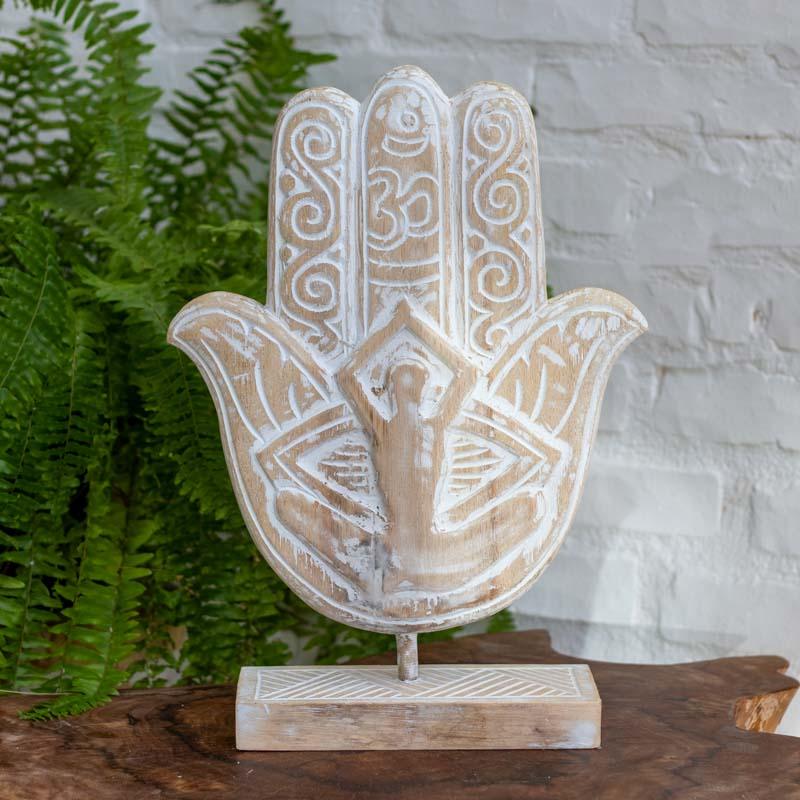escultura madeira bali indonesia yoga pratica hamsa protecao simbolo espiritualidade serenidade zen loja artesintonia decoracao altar casa meditacao 01