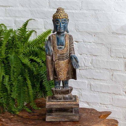 escultura buda thai madeira bali indonesia decoracao zen espiritual evolucao mudras posturas altar meditacao 03