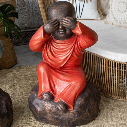 monge budista estatua jardim ambientes decoracao artesanato garden sculpture 03