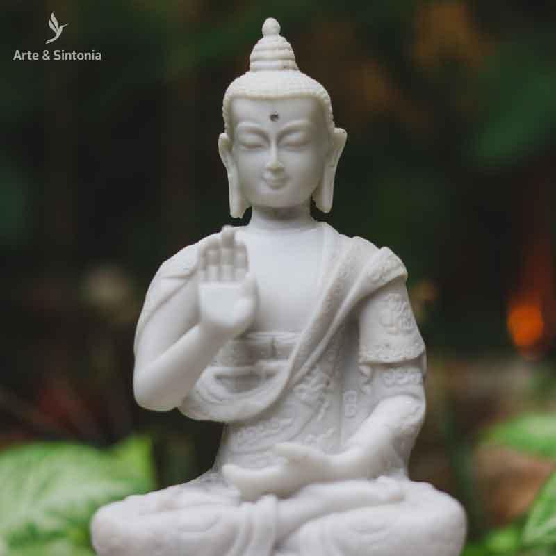 estatua estatueta budinha buda nepal buddha protecao decoracao casa zen ambientes objetos marmorite marmore fengshui artesintonia budismo 1