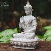 estatua estatueta budinha buda nepal buddha protecao decoracao casa zen ambientes objetos marmorite marmore fengshui artesintonia budismo 4