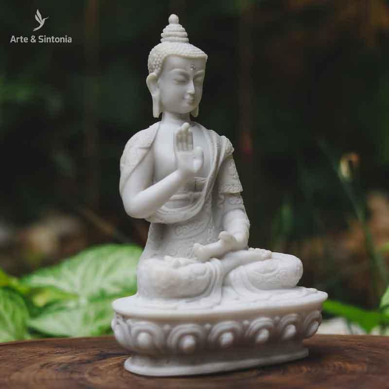 estatua estatueta budinha buda nepal buddha protecao decoracao casa zen ambientes objetos marmorite marmore fengshui artesintonia budismo 2