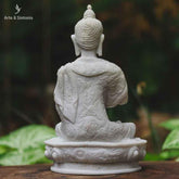 estatua estatueta budinha buda nepal buddha protecao decoracao casa zen ambientes objetos marmorite marmore fengshui artesintonia budismo 6