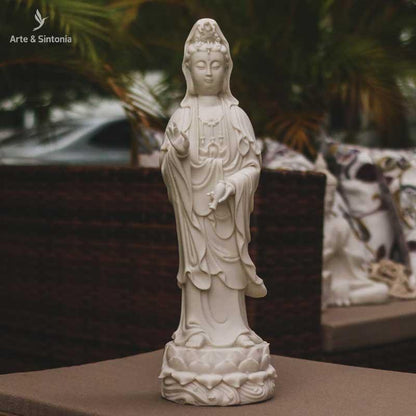 escultura deusa divindade marmorite home decor decorativo decoracao zen artesintonia 9