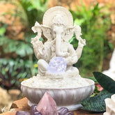 0142 fonte ganesha marmorite decoracao jardim agua branca artesintonia hindu zen 1