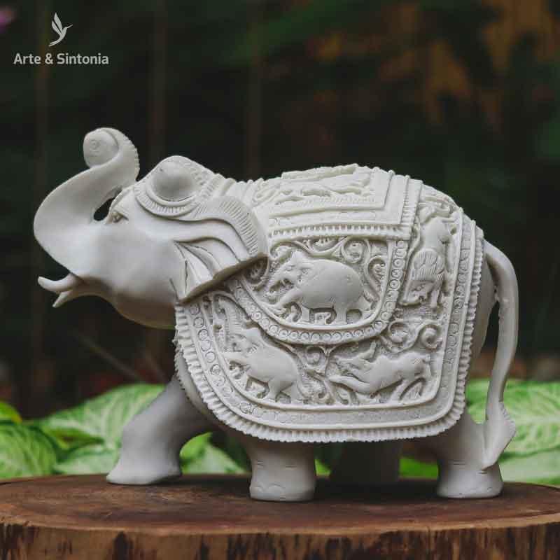 escultura estatua estatueta elefante marmorite po de marmore objetos decorativos indianos artesanato minas gerais animais home decoration decoracao casa artesintonia 4