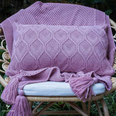 almofadas capas mantas home decor pillow cover decoracao casa artesanal textil objetos artesanais artesanatos brasileiros trico tricot trama diamante artesintonia 2
