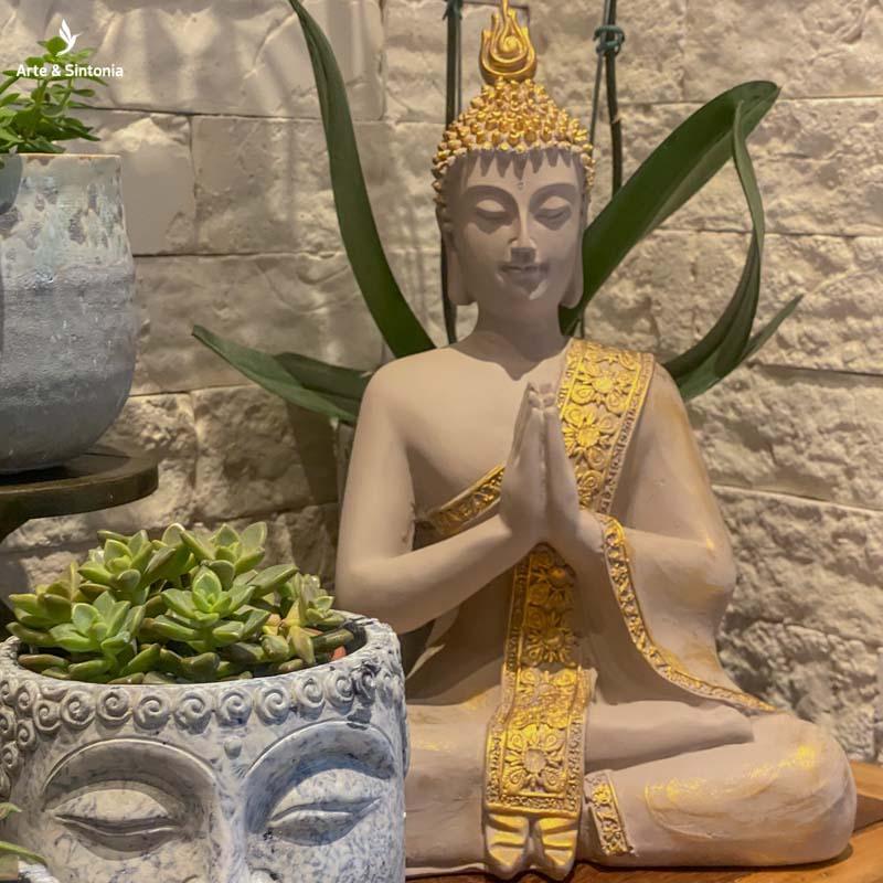 buddha buda thai tailandes escultura estatua decoracao marmorite resina objetos budistas decorativos templos artesintonia zen decoration mistico oriental 5