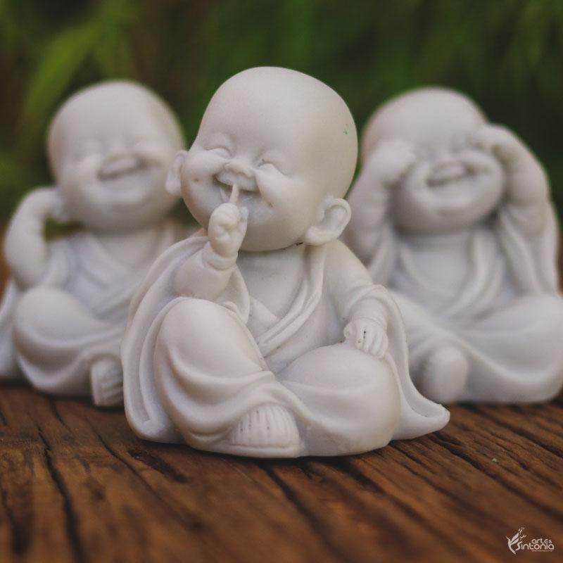 monges surdo cego mudo decoracao zen marmorite budas  6