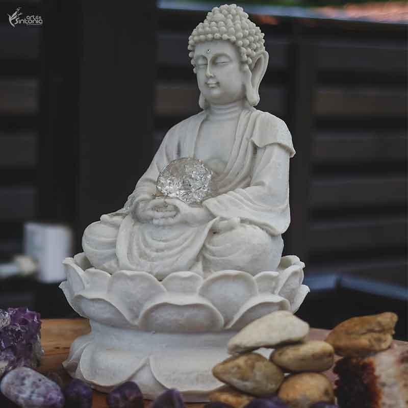 fonte agua led buda jardim marmorite decor brasil artesanato minas mineiro buddha zen artesintonia 3