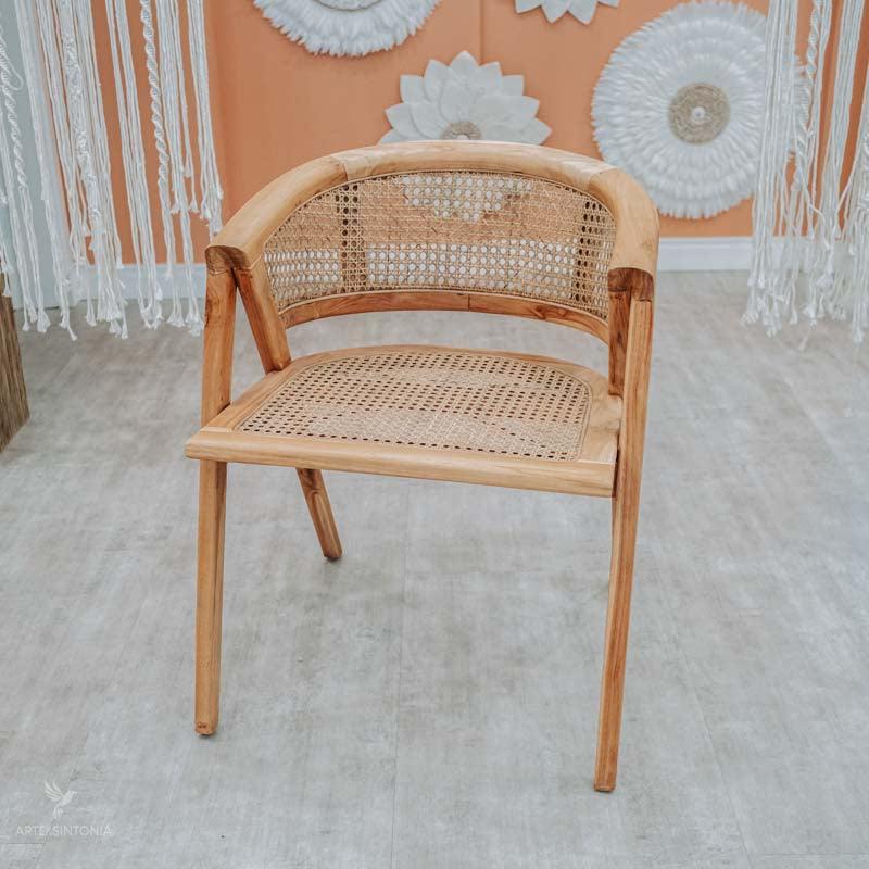 cadeira fibra natural madeira teca teka bali balinês balinesa indonésia arte artesanato móvel móveis decor decoração decorativo decoration