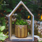 vaso de ceramica decorativo decoracoes artesintonia craquelado cecil mostarde objetos decorativos plantinhas suculentas pot artesintonia 2