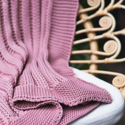 mantas artesanais artesanatos brasileiros home decor decoracao casa artigos artesanais textil tricot trico trama tresse rosa blanket artesintonia 4