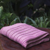 mantas artesanais artesanatos brasileiros home decor decoracao casa artigos artesanais textil tricot trico trama tresse rosa blanket artesintonia 5