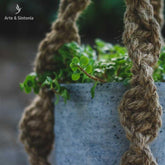 Suporte para Plantas de Pendurar macrame decoração vasos trançado