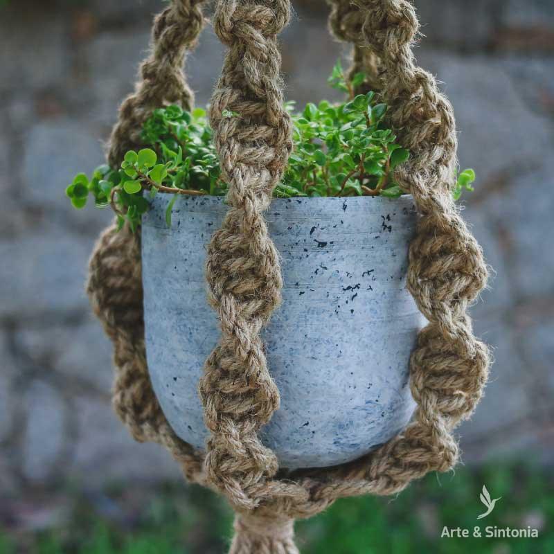 Suporte para Plantas de Pendurar macrame decoração vasos