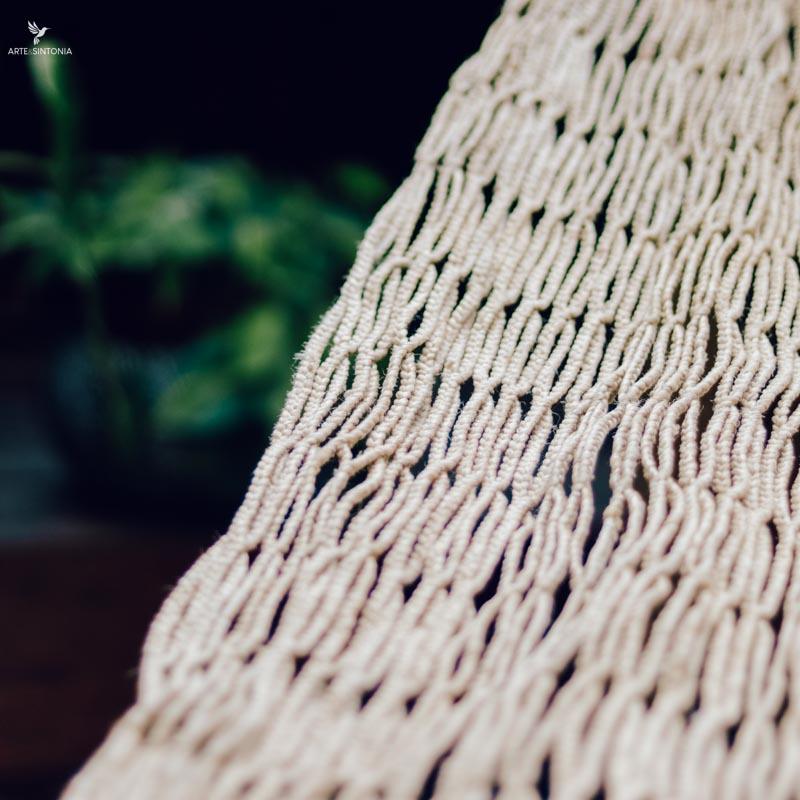 rede zara natural artesanal handmade descanso artesanatos fibras naturais cordas tramas hammock artesintonia 2