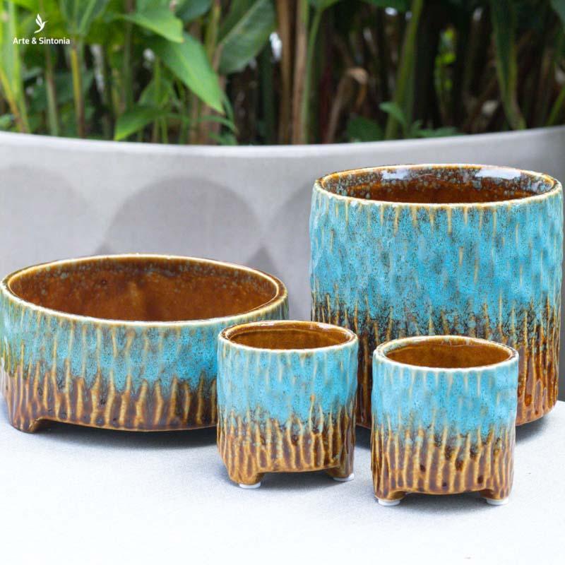 vasos cachepots ceramica decorativos plantas suculentas decoracao garden casa living urban jungle potinhos decorativos artesanais artesanatos artesintonia 1