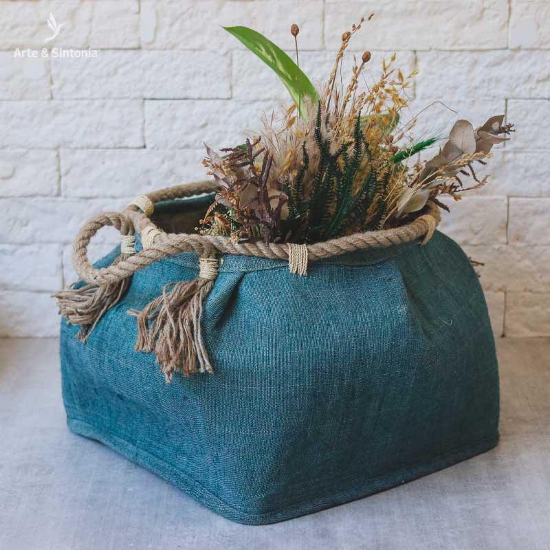 trio-vaso-ludo-jeans-home-decor-decorativo-azul-corda-garden-decoracao-artesintonia-tecido-bolsa-3