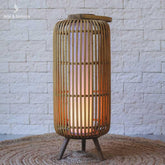 luminaria iluminaria abajur de chao decoracao artesintonia boho fibras naturais artesintonia natural home decoration bambu moderno 3