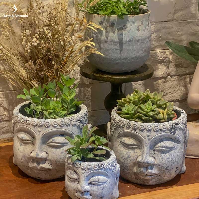 vaso dian cimento buddha buda decoracao plantas plantinhas jungle home casa suculentas vasinhos artesintonia decoracoes 10