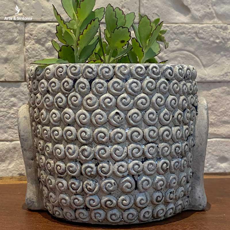 vaso dian cimento buddha buda decoracao plantas plantinhas jungle home casa suculentas vasinhos artesintonia decoracoes 5