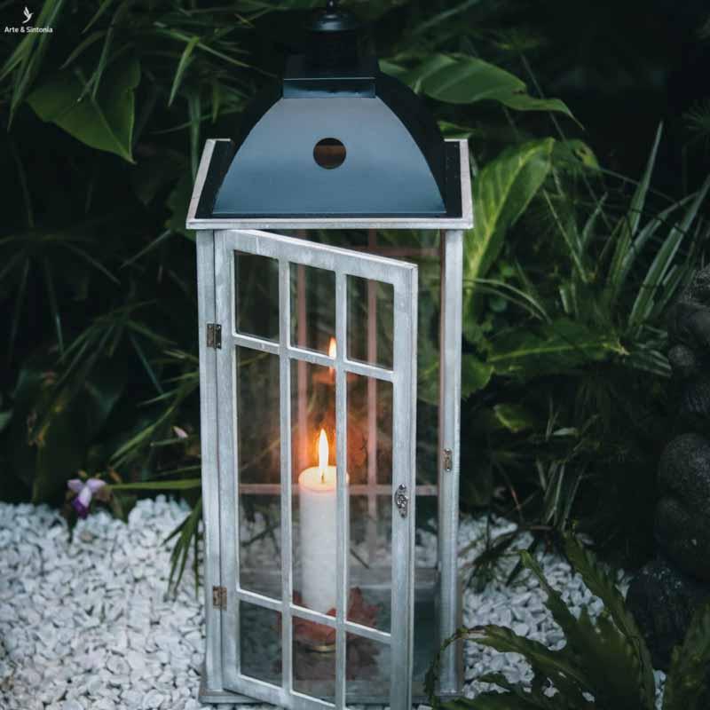 lanterna decorativa indiana porta velas candle holder madeira ferro vidro marry luminaria home decor artesintonia 1