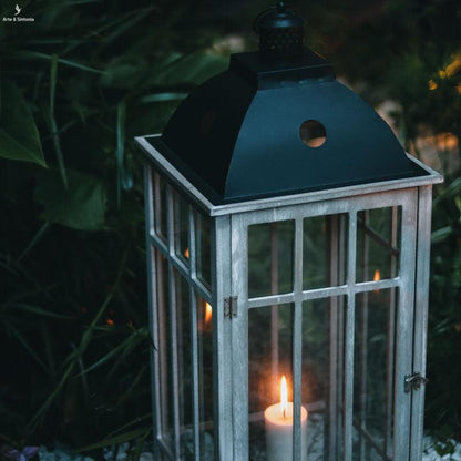 lanterna decorativa indiana porta velas candle holder madeira ferro vidro marry luminaria home decor artesintonia 4