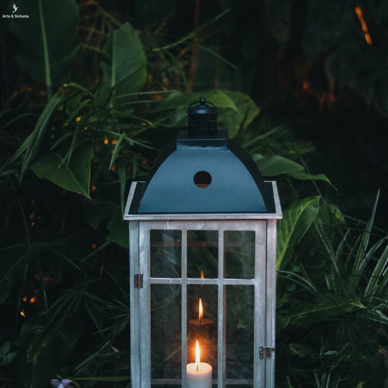 lanterna decorativa indiana porta velas candle holder madeira ferro vidro marry luminaria home decor artesintonia 5