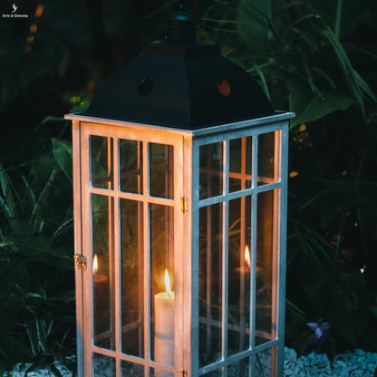 lanterna decorativa indiana porta velas candle holder madeira ferro vidro marry luminaria home decor artesintonia 6