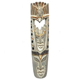 mascara decorativa antique madeira patina faces bali indonesia decor artesintonia 1