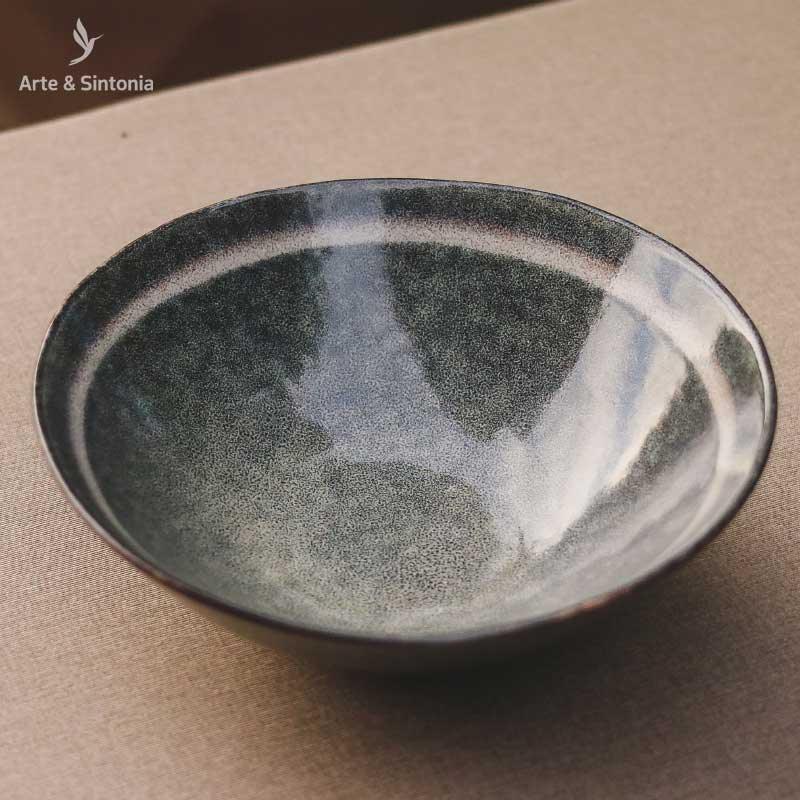 Bowl indiano em Cerâmica Esmaltada