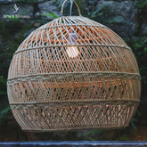 luminaria redonda gorda  fibras naturais home decor decoracao balinesa bali artesanal artesanato indonesia artesintonia 4