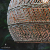 luminaria redonda gorda  fibras naturais home decor decoracao balinesa bali artesanal artesanato indonesia artesintonia 3