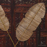 folha folhas decorativa decoracoes bambu bamboo leave tons ornamental home decor artesintonia  4