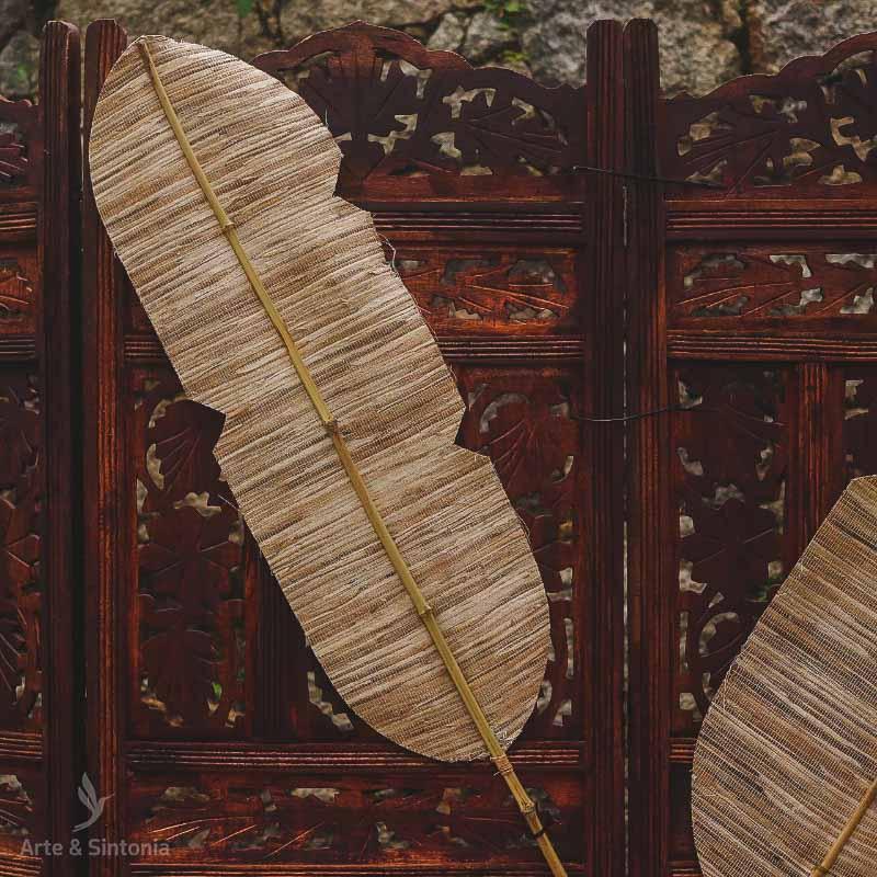 folha folhas decorativa decoracoes bambu bamboo leave tons ornamental home decor artesintonia  5
