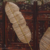 folha folhas decorativa decoracoes bambu bamboo leave tons ornamental home decor artesintonia  5