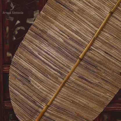 folha folhas decorativa decoracoes bambu bamboo leave tons ornamental home decor artesintonia  2