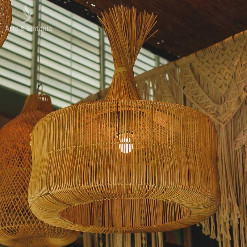 luminaria gorda larga fibras naturais home decor decoracao balinesa bali artesanal artesanato indonesia artesintonia 6