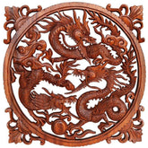 mandala decorativa dragoes bali dragao madeira suar entalhada indonesia artesintonia 1