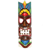 mascara hawaiana entalhada madeira hawai colorida decor bali indonesia artesintonia 1