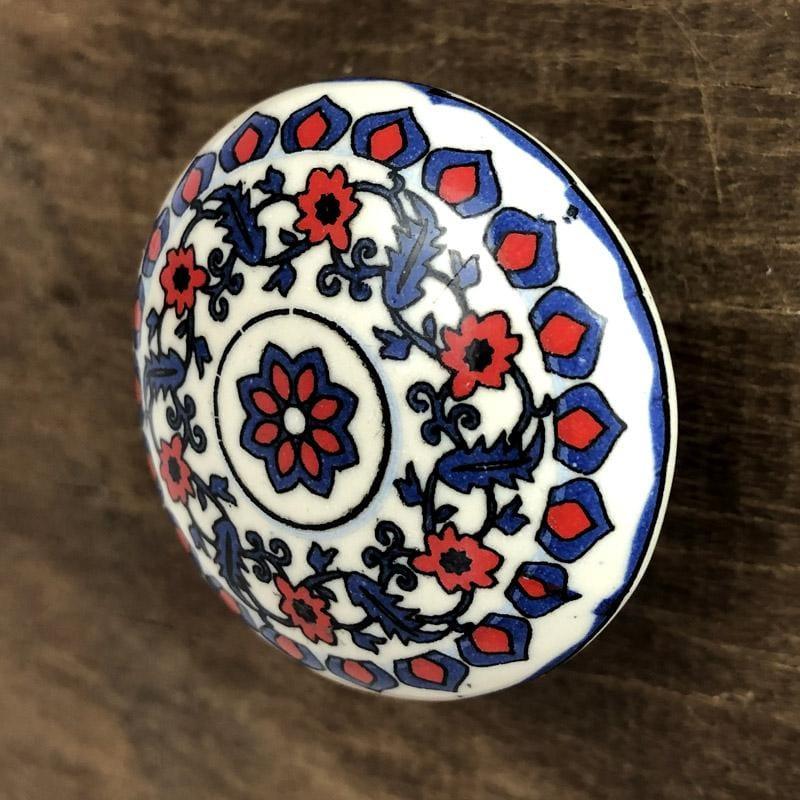 214311 puxador indiano decorativo moveis gaveta azul vermelho arabescos floral artesintonia decoracao indiana india 3