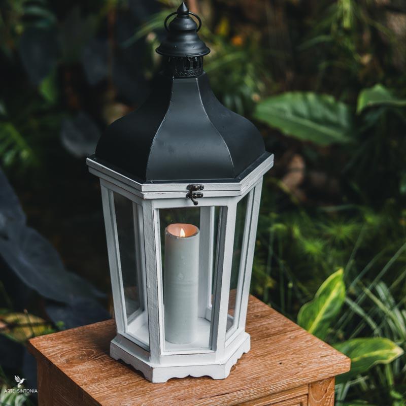 lanterna decorativa porta velas candle madeira metal vidro luminaria home decor handmade artesanal china artesintonia 3