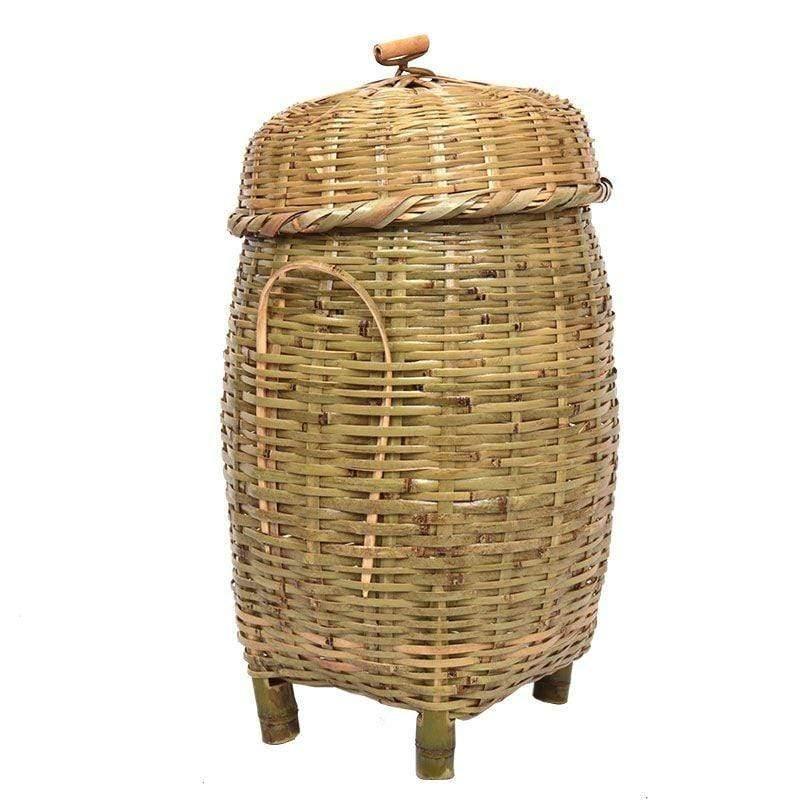 cesto decorativo bambu objetos roupas decor zen bali indonesia artesintonia 3