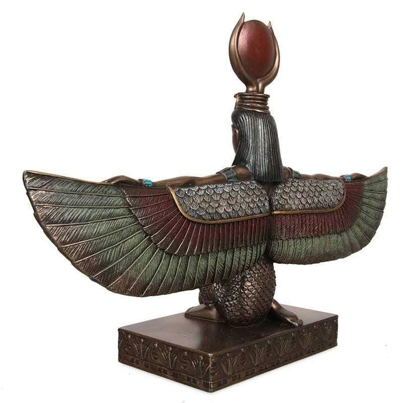 escultura decorativa deusa egipcia resina isis egito decor artesintonia 5