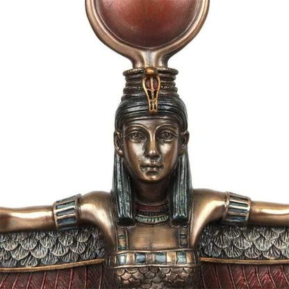 escultura decorativa deusa egipcia resina isis egito decor artesintonia 3