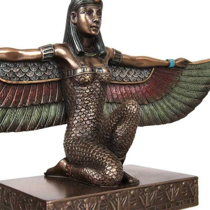escultura decorativa deusa egipcia resina isis egito decor artesintonia 2