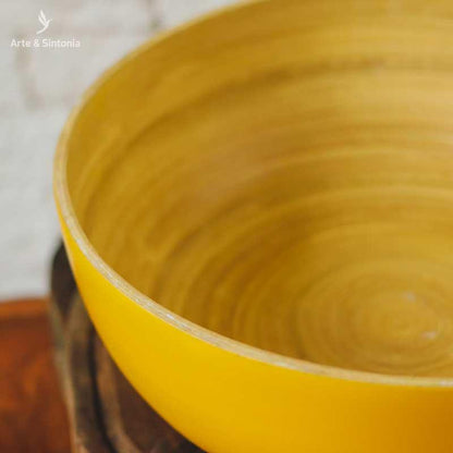 4805 bowl grande amarela decorativo artesanal home decor india indiano decoracao artesintonia 8