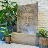 fonte buda decoracao fibrocimento marmorite po pedra decoration garden jardim agua water fountain buddha paredao grande cascata artesintonia living fengshui 9