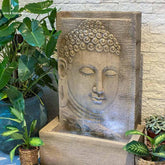 fonte buda decoracao fibrocimento marmorite po pedra decoration garden jardim agua water fountain buddha paredao grande cascata artesintonia living fengshui 8